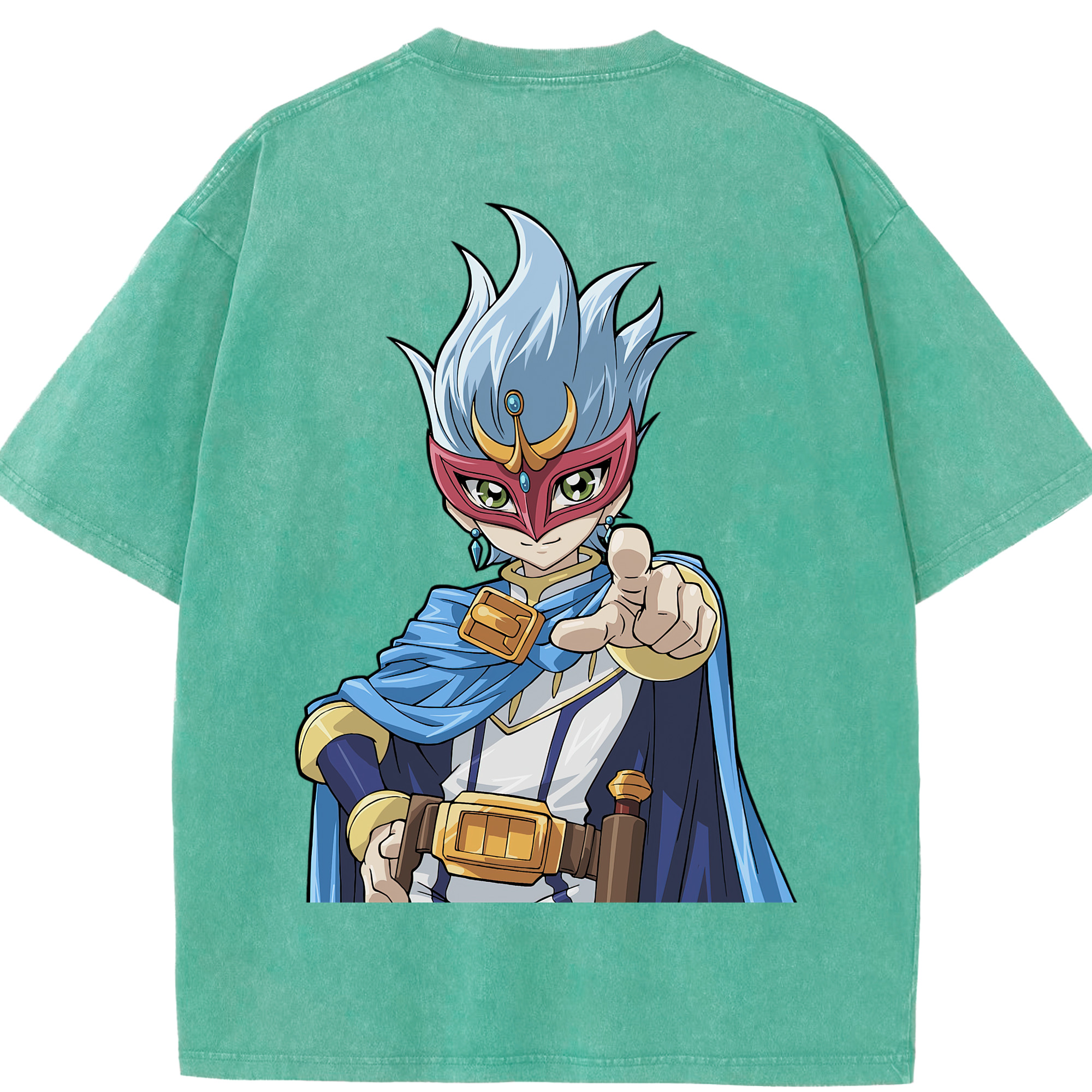 （画像用） 遊☆戯☆王 Yu-Gi-Oh! 綿100% ヴィンテージ風 半袖Tシャツ（背面プリント）
